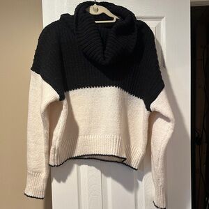 Black and White Women's Sweater